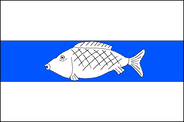 Vlajka obce Česká Rybná