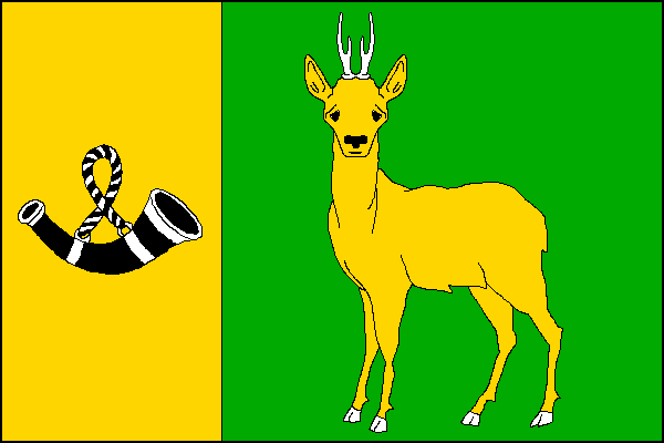 Vlajka obce Písečná