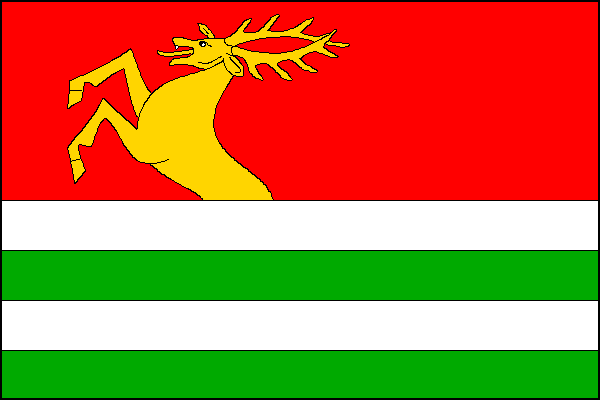 Vlajka obce Benešov