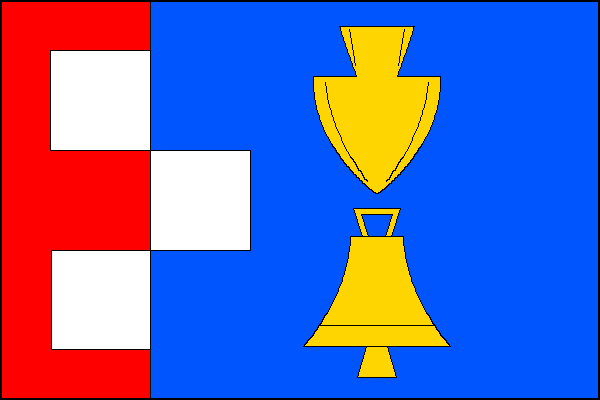 Vlajka obce Chudčice