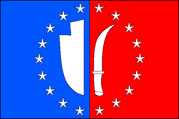 Vlajka obce Moravské Knínice