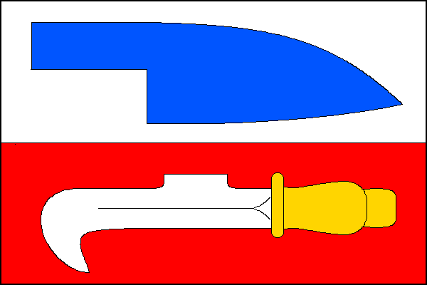 Vlajka obce Nebovidy