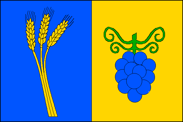 Vlajka obce Odrovice