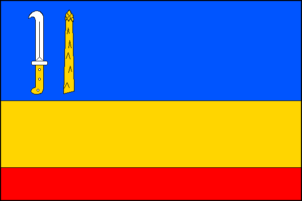 Vlajka obce Trboušany