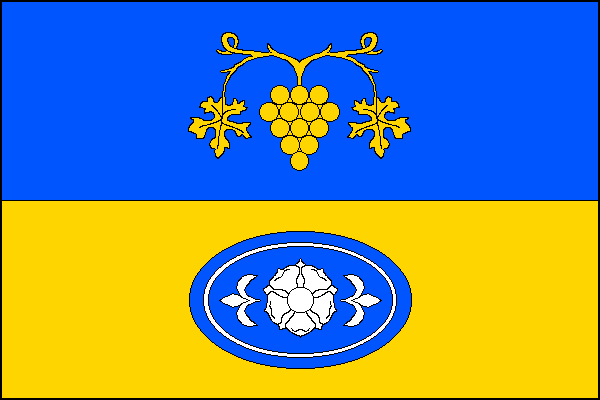 Vlajka obce Borkovany