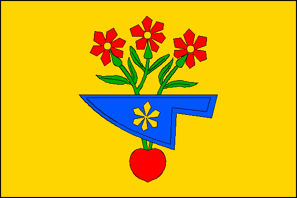 Vlajka obce Hlohovec