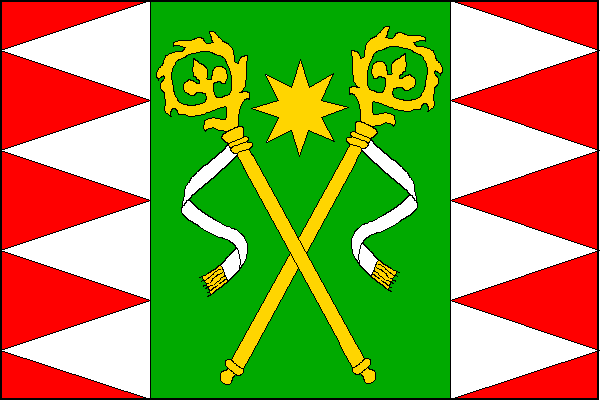 Vlajka obce Biskupice