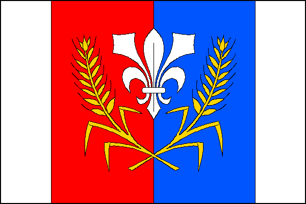 Vlajka obce Vysoké Pole