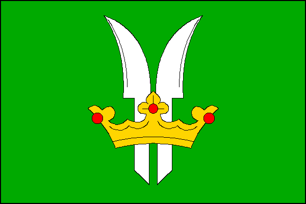 Vlajka obce Křekov