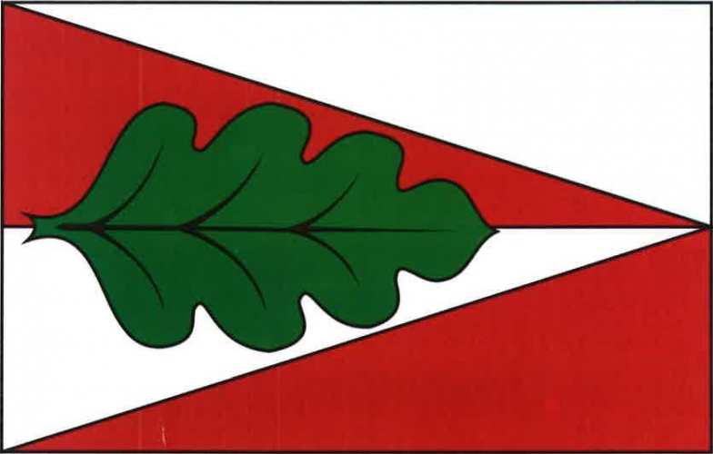 Vlajka obce Panské Dubenky