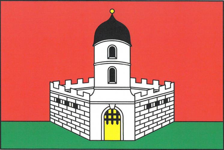 Vlajka obce Větrný Jeníkov