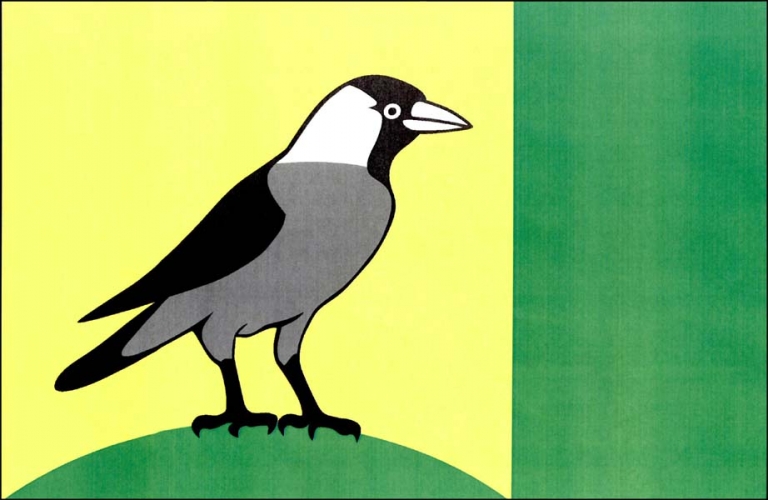 Vlajka obce Sazomín