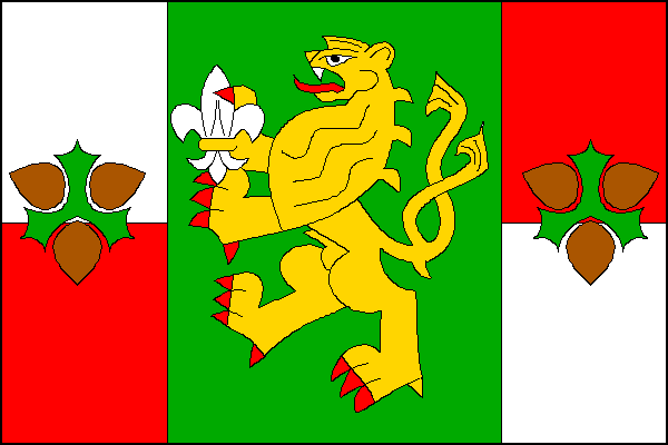 Vlajka obce Chvalnov-Lísky