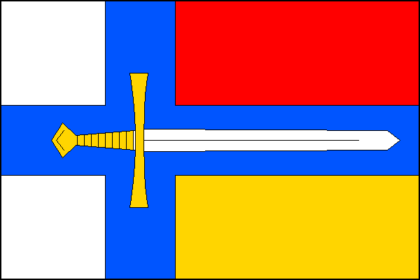Vlajka obce Martinice