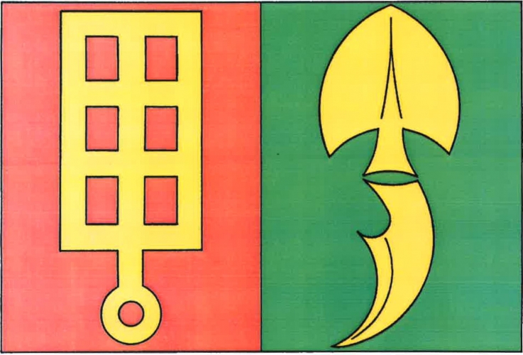 Vlajka obce Horní Štěpánov