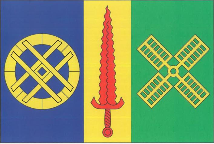 Vlajka obce Rozstání