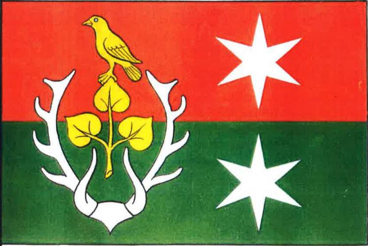 Vlajka obce Vrchoslavice