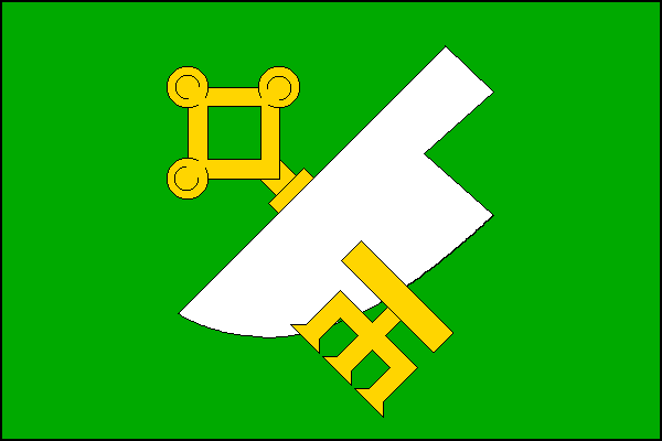 Vlajka obce Klučov