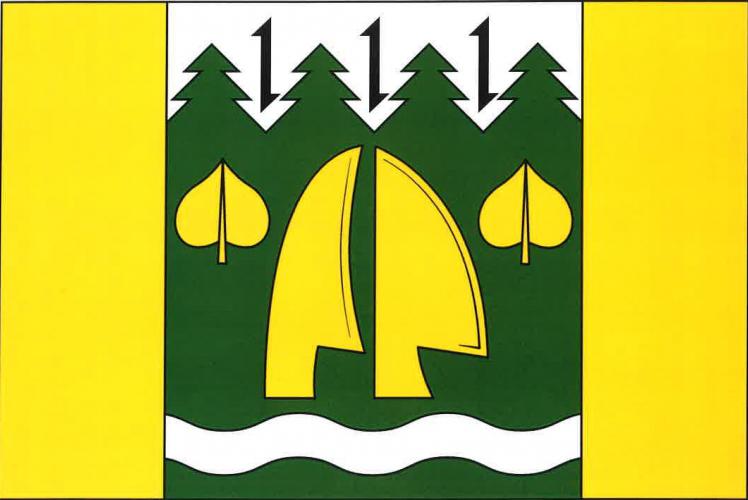 Vlajka obce Lesná
