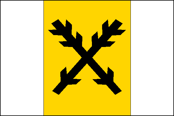 Vlajka obce Moravské Budějovice