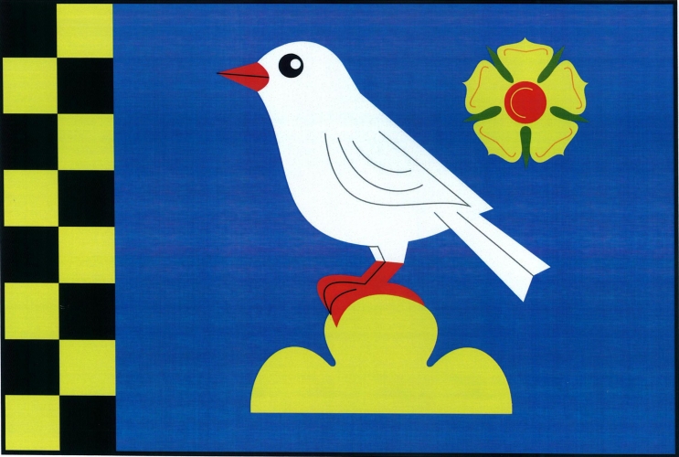 Vlajka obce Břežany