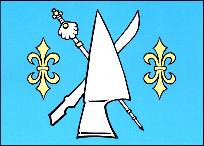 Vlajka obce Černín