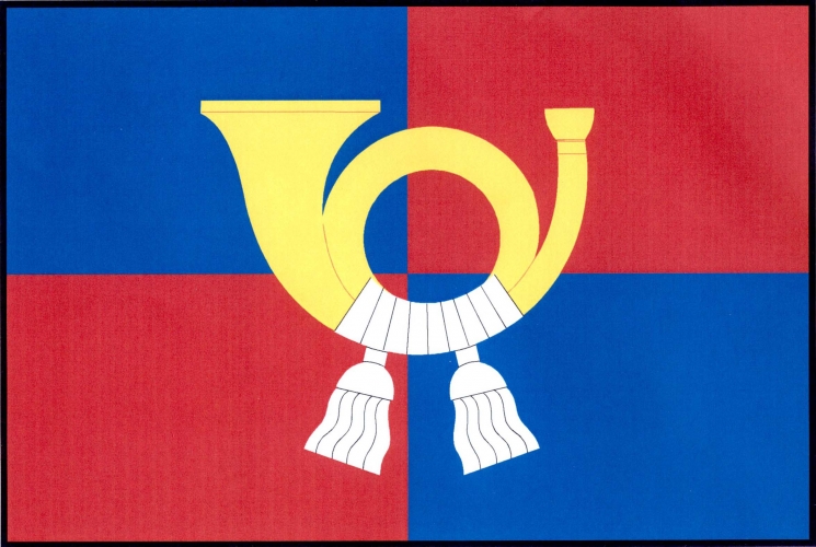 Vlajka obce Grešlové Mýto