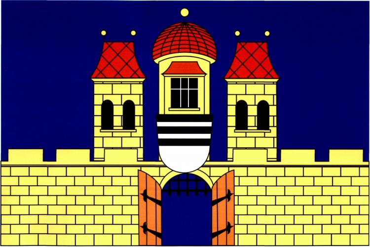 Vlajka obce Jevišovice