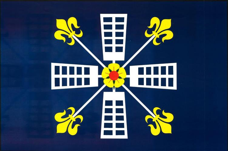 Vlajka obce Lesná