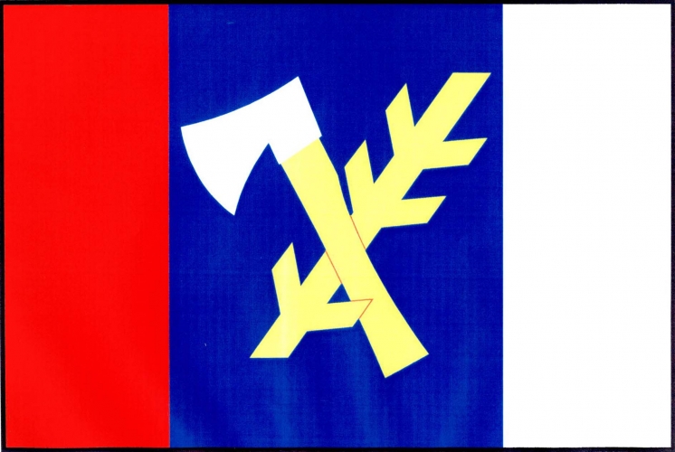 Vlajka obce Starý Petřín