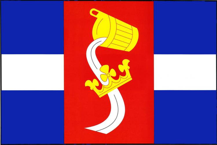 Vlajka obce Vysočany