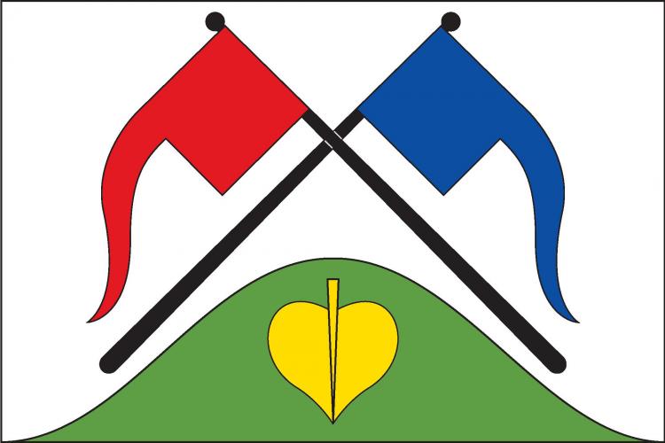 Vlajka obce Chlum-Korouhvice