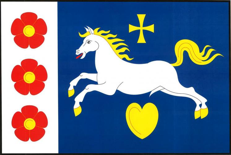 Vlajka obce Oslavice