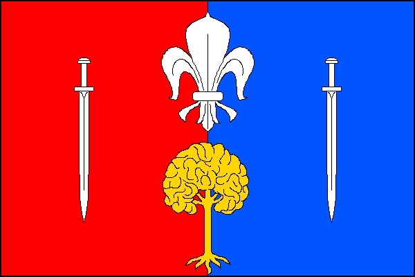 Vlajka obce Poděšín