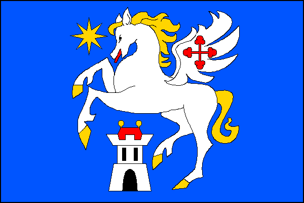 Vlajka obce Radešín