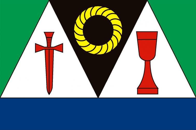 Vlajka obce Rovečné