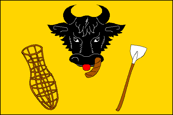 Vlajka obce Strážek