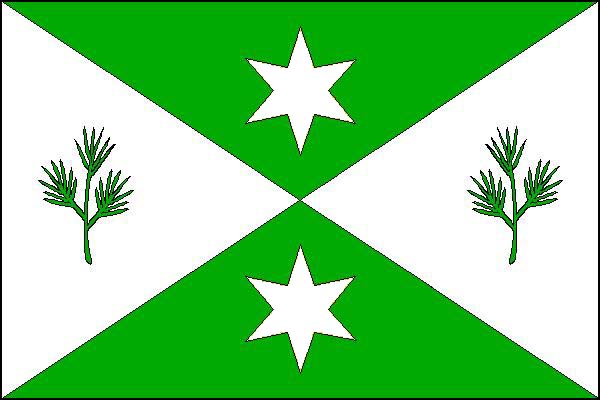 Vlajka obce Sosnová