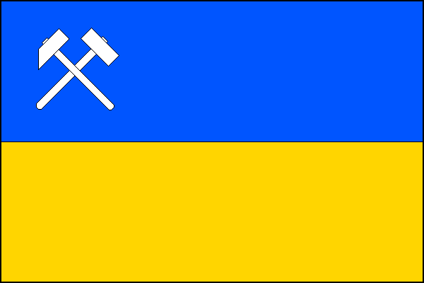 Vlajka obce Zlaté Hory