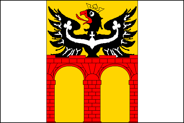 Vlajka obce Mosty u Jablunkova