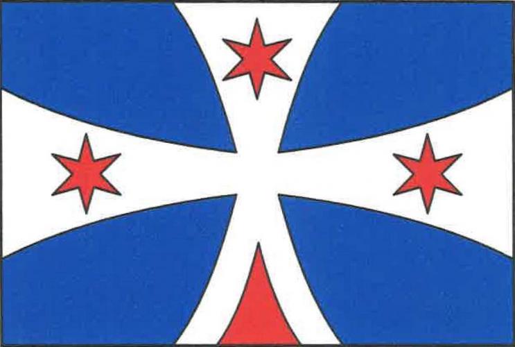 Vlajka obce Popovičky