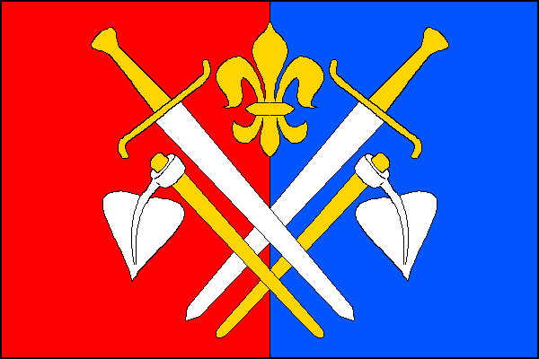 Vlajka obce Drahenice