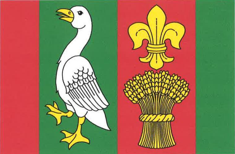 Vlajka obce Husí Lhota